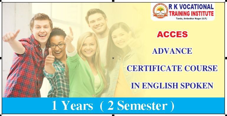 ADVANCE CERTIFICATE COURSE IN ENGLISH SPOKEN